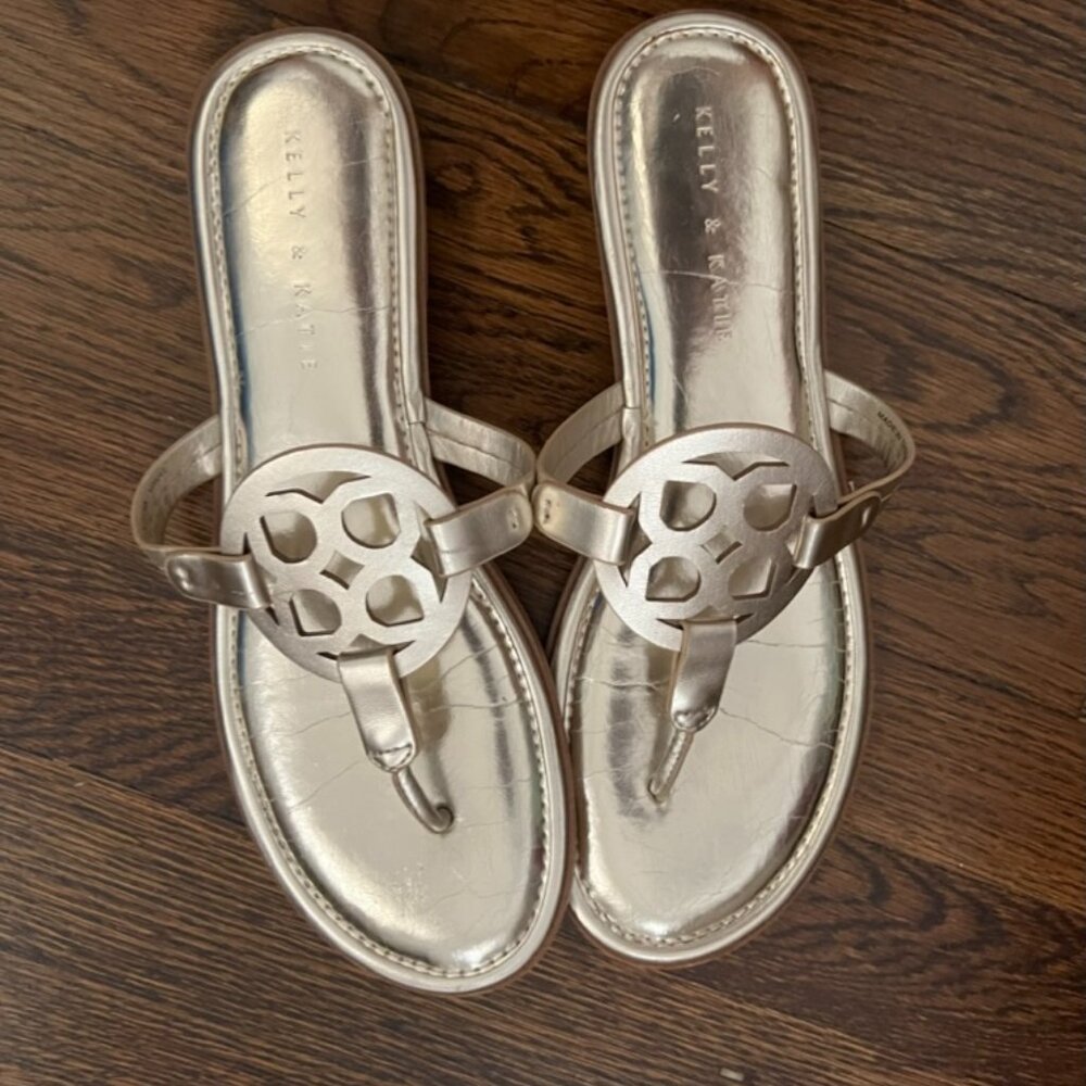 Kelly and Katie Shiny Sandals